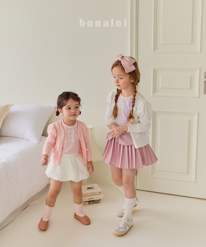 Bonaloi - Korean Children Fashion - #childofig - Ribbon Paint Colort Tee - 11
