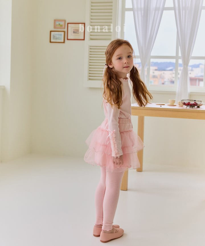 Bonaloi - Korean Children Fashion - #childofig - Rila Sha Skirt Leggings - 7