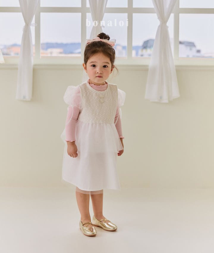 Bonaloi - Korean Children Fashion - #childofig - Pure Kan Kan One-Piece - 10