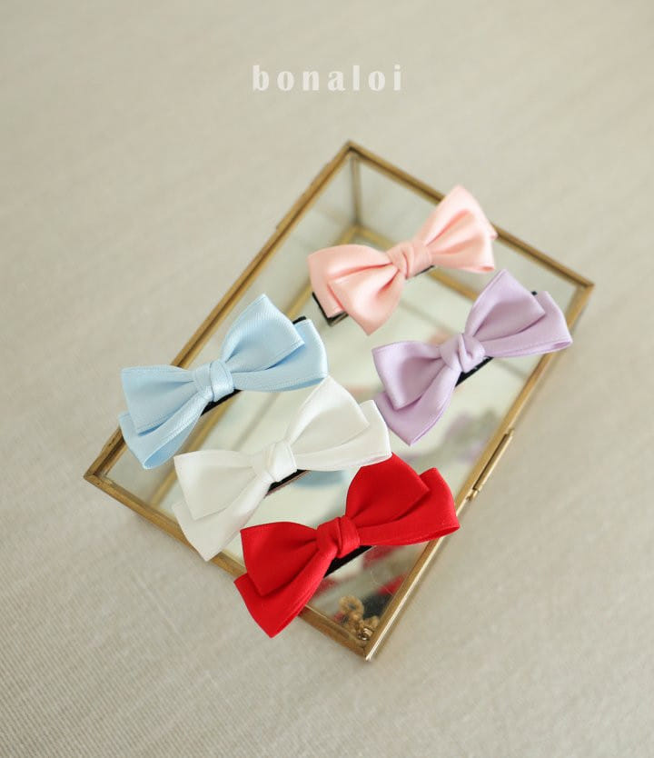 Bonaloi - Korean Children Fashion - #designkidswear - Twist Ribbon Hair Clip  - 10