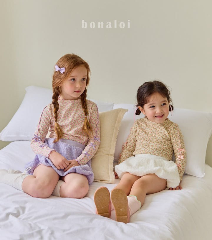 Bonaloi - Korean Children Fashion - #discoveringself - Jelly Interlock Tee - 11