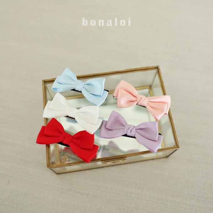 Bonaloi - Korean Children Fashion - #littlefashionista - Twist Ribbon Hair Clip 