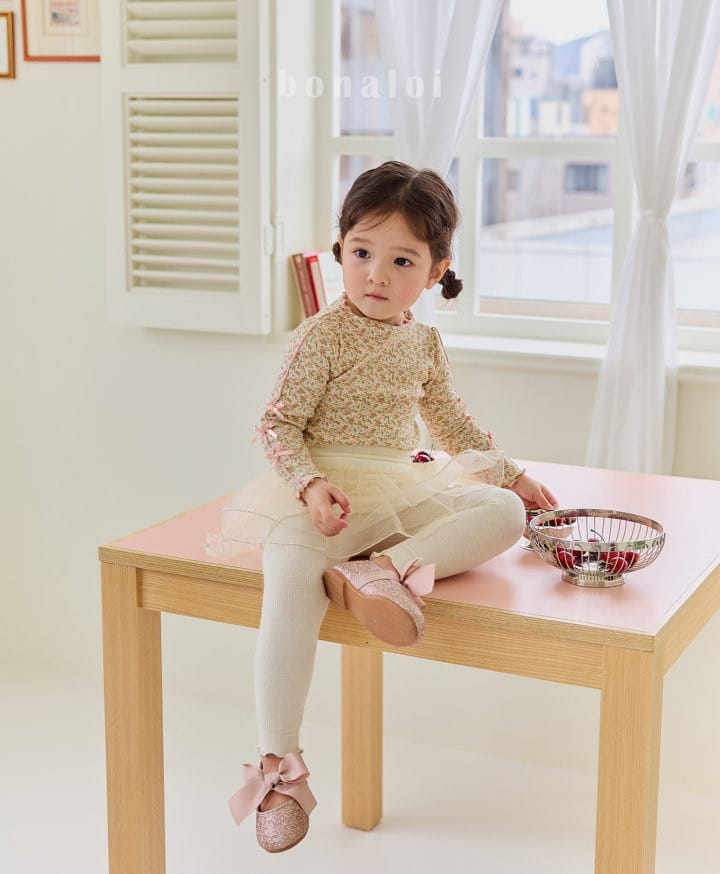 Bonaloi - Korean Children Fashion - #littlefashionista - Jelly Interlock Tee - 3