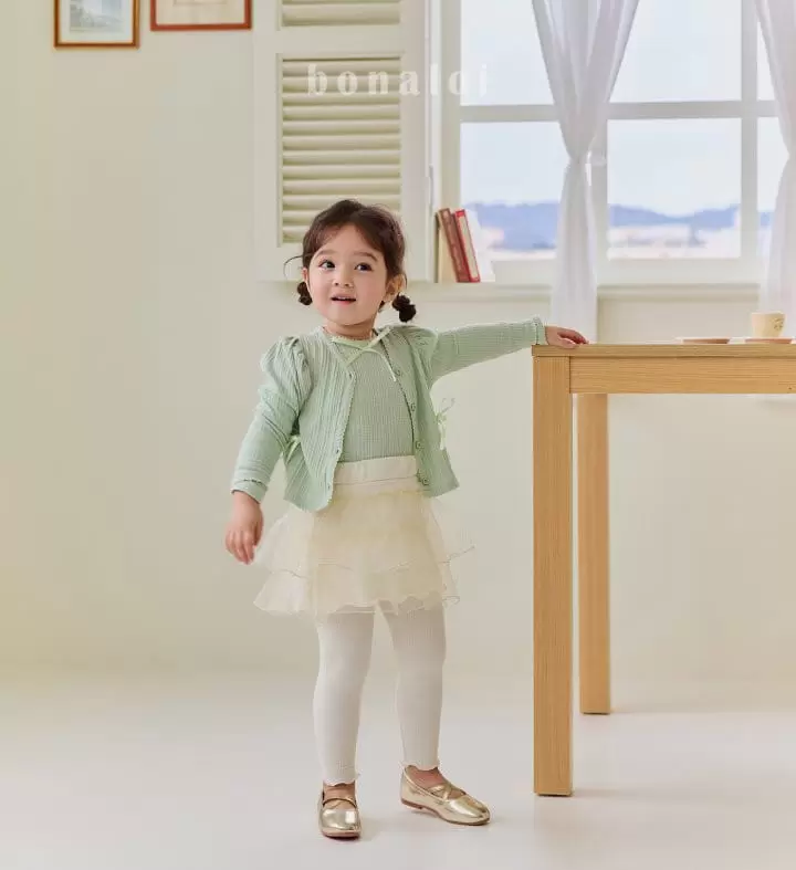 Bonaloi - Korean Children Fashion - #magicofchildhood - Pincot Rib Cardigan - 5