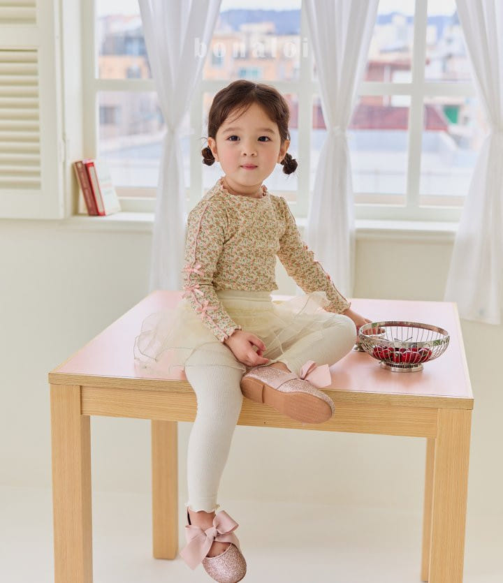 Bonaloi - Korean Children Fashion - #littlefashionista - Jelly Interlock Tee - 4