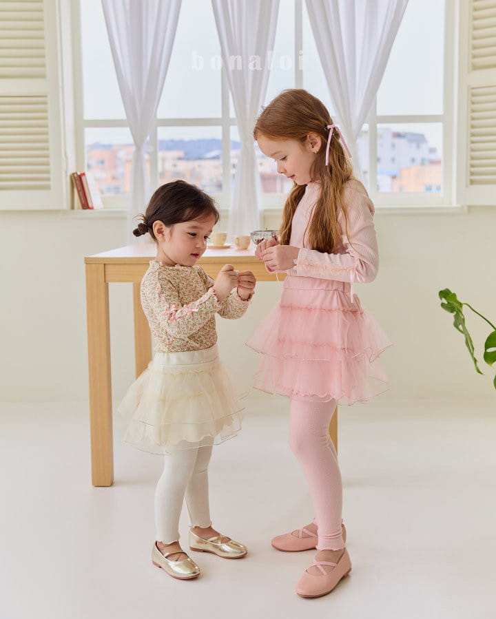 Bonaloi - Korean Children Fashion - #magicofchildhood - Rila Sha Skirt Leggings - 3