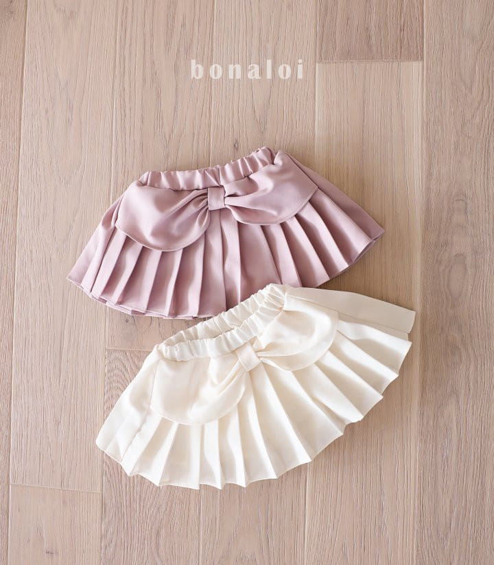 Bonaloi - Korean Children Fashion - #minifashionista - Drape Ribbon Skirt - 2