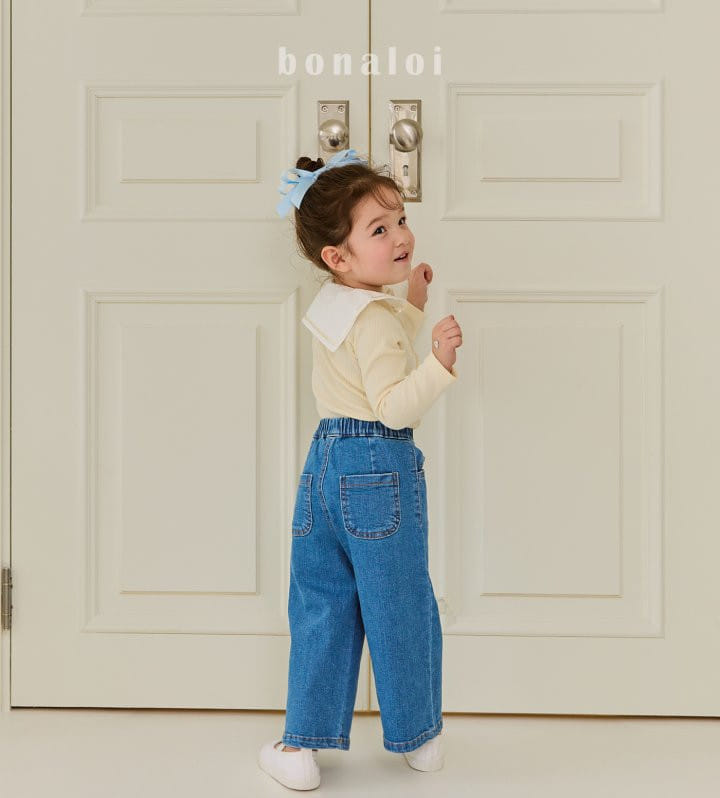 Bonaloi - Korean Children Fashion - #minifashionista - Sera Ribbon Tee - 8