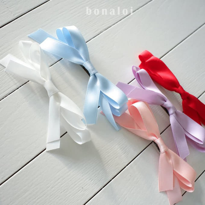 Bonaloi - Korean Children Fashion - #prettylittlegirls - Layered Ribbon Pin