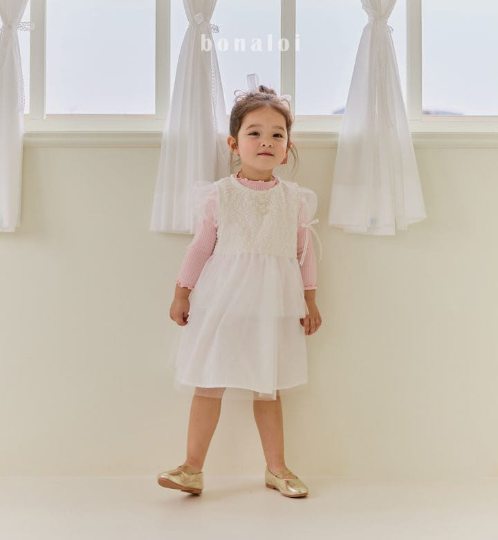 Bonaloi - Korean Children Fashion - #toddlerclothing - Pure Kan Kan One-Piece - 8