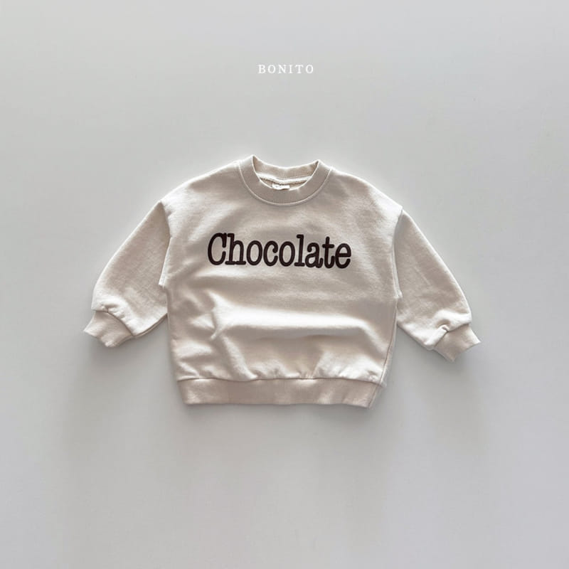 Bonito - Korean Baby Fashion - #babyboutique - Chocolate Sweatshirt - 5