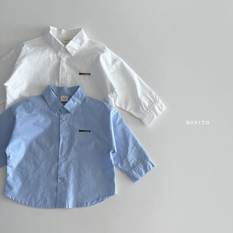 Bonito - Korean Baby Fashion - #babyboutique - Embroidery Shirt - 2