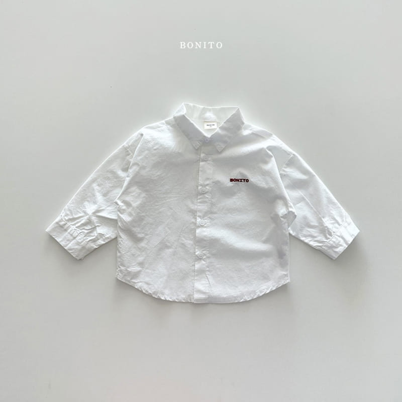Bonito - Korean Baby Fashion - #babyboutique - Embroidery Shirt - 3
