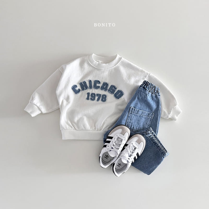 Bonito - Korean Baby Fashion - #babyboutique - Chicago Sweatshirt - 6