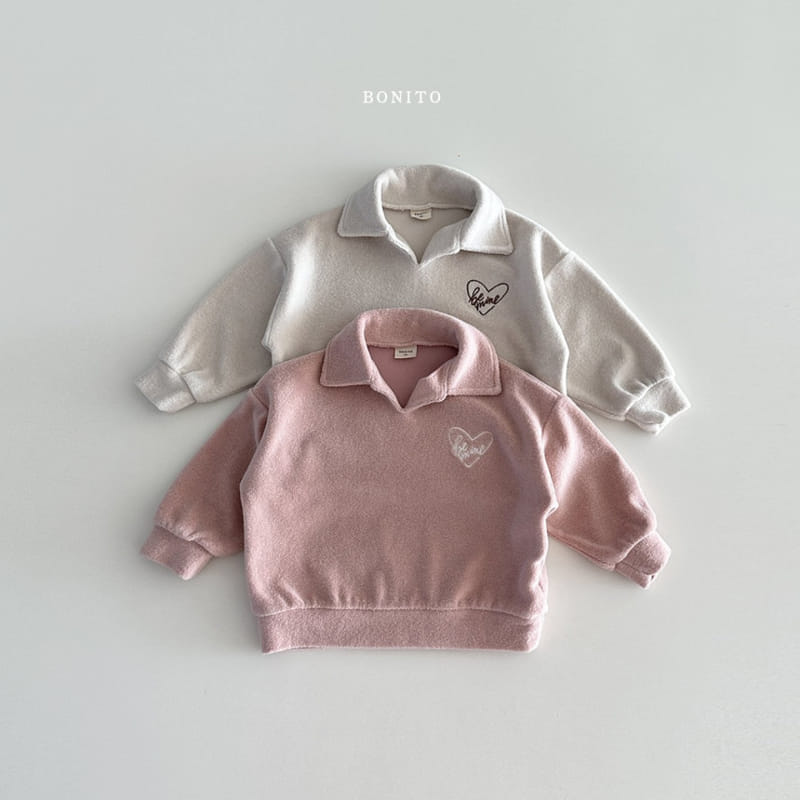 Bonito - Korean Baby Fashion - #babyboutique - Mind Terry Collar Tee - 2