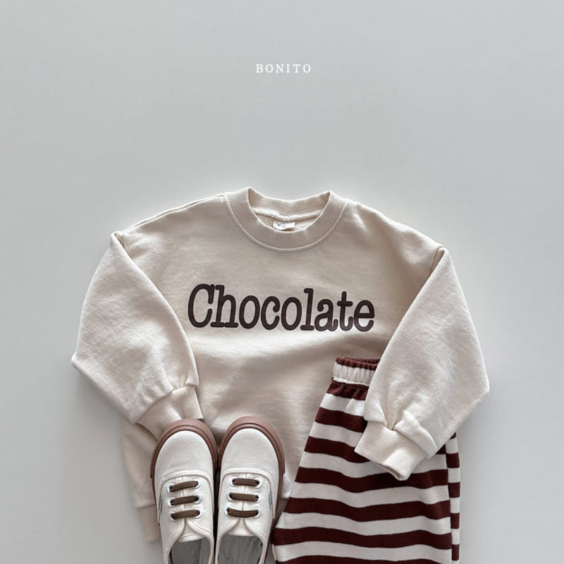Bonito - Korean Baby Fashion - #babyclothing - Chocolate Sweatshirt - 7