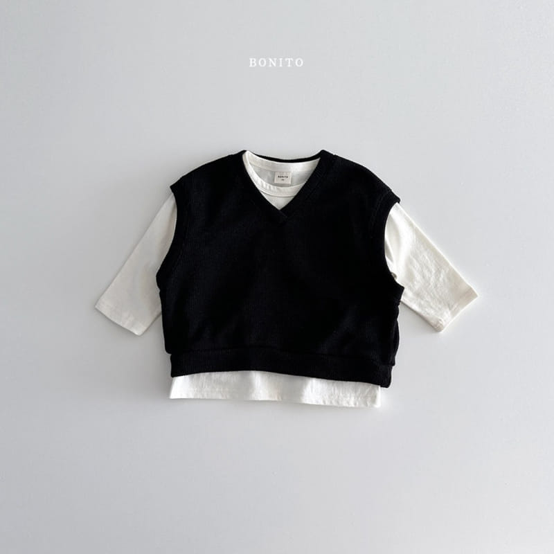 Bonito - Korean Baby Fashion - #babyclothing - Knit Vest - 3