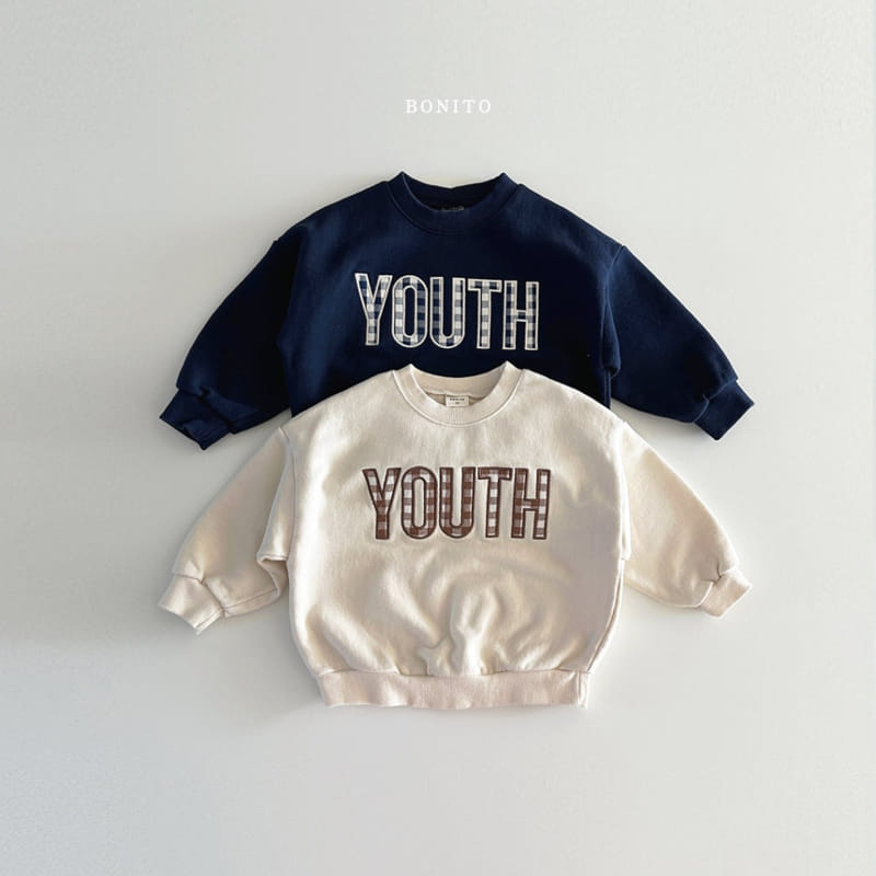 Bonito - Korean Baby Fashion - #babyfashion - Youth Check Sweatshirt