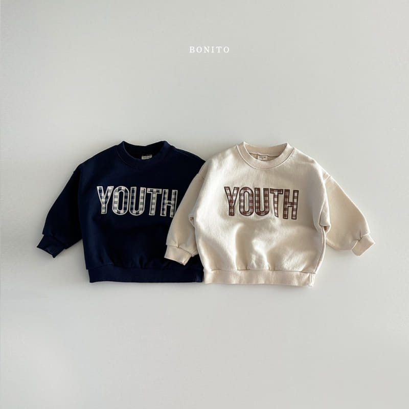 Bonito - Korean Baby Fashion - #babyfever - Youth Check Sweatshirt - 2