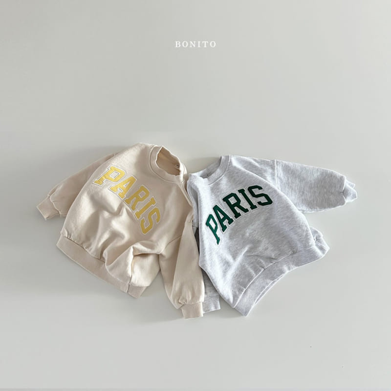 Bonito - Korean Baby Fashion - #babyfever - Paris Sweatshirt