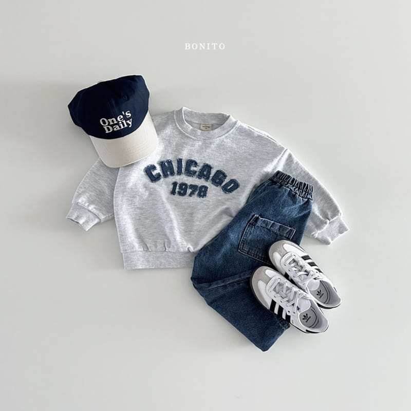 Bonito - Korean Baby Fashion - #babyfever - Chicago Sweatshirt - 11