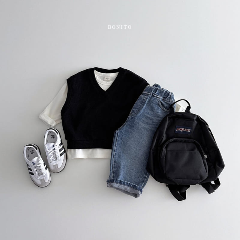 Bonito - Korean Baby Fashion - #babyfever - Knit Vest - 5