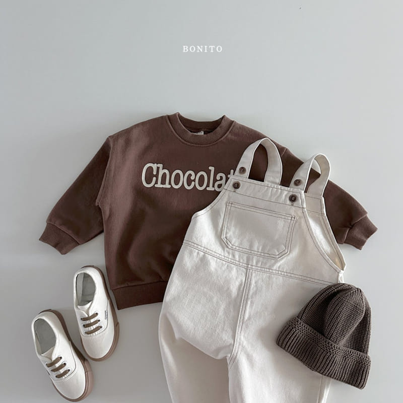 Bonito - Korean Baby Fashion - #babygirlfashion - Chocolate Sweatshirt - 10