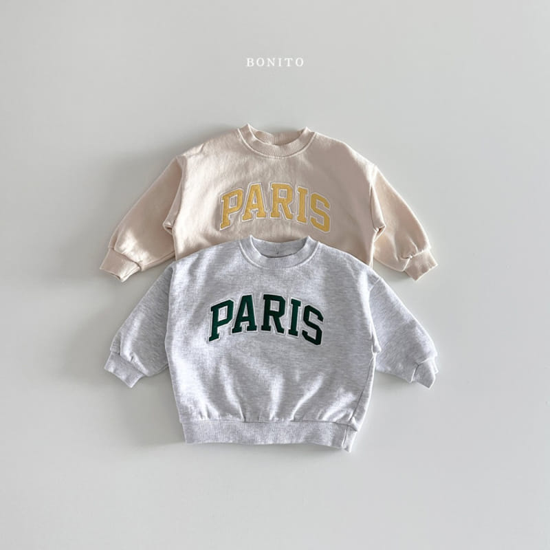 Bonito - Korean Baby Fashion - #babygirlfashion - Paris Sweatshirt - 2