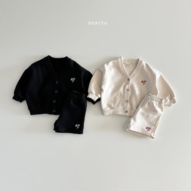 Bonito - Korean Baby Fashion - #babygirlfashion - BNT Cardigan Shorts Top Bottom Set - 2