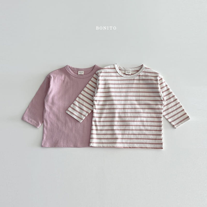 Bonito - Korean Baby Fashion - #babylifestyle - One Plus One Base Tee - 5