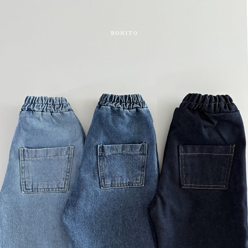 Bonito - Korean Baby Fashion - #babyoninstagram - Denim Pants - 3