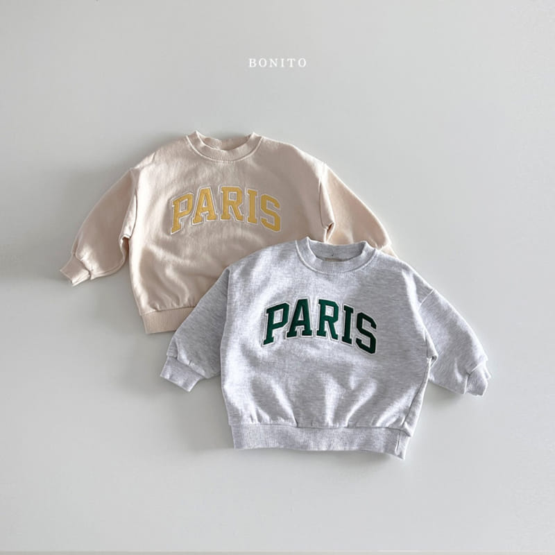 Bonito - Korean Baby Fashion - #babylifestyle - Paris Sweatshirt - 4