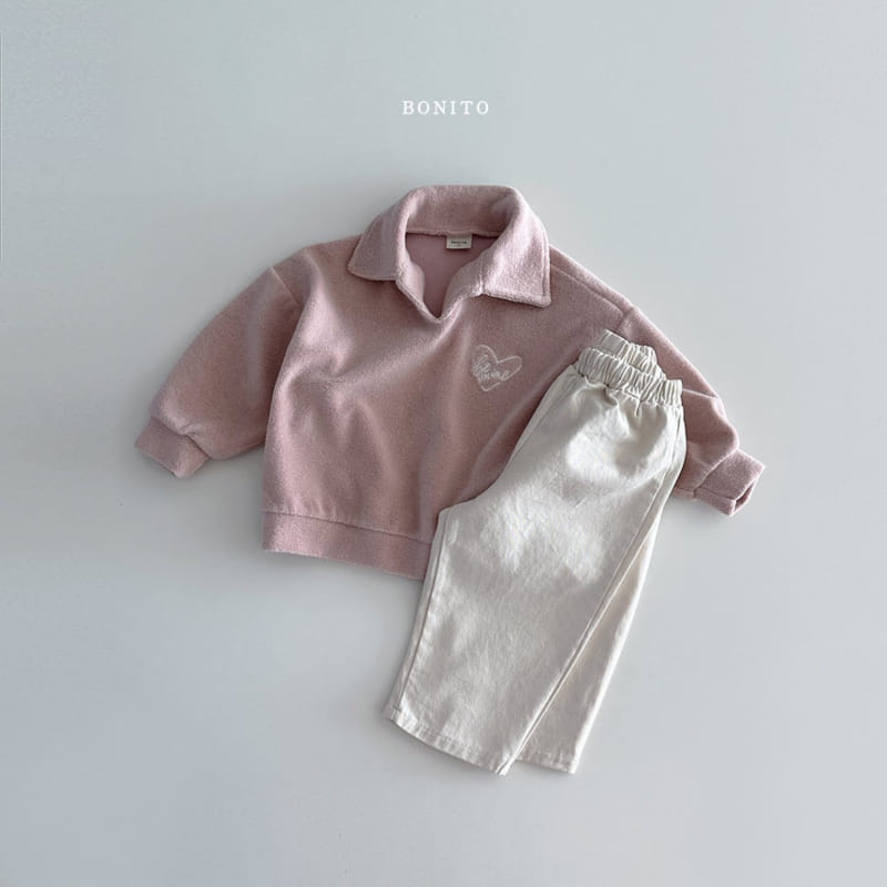 Bonito - Korean Baby Fashion - #babyoninstagram - Mind Terry Collar Tee - 10
