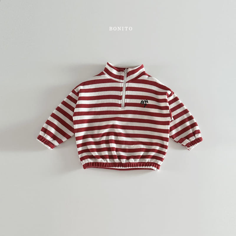 Bonito - Korean Baby Fashion - #babyoninstagram - ST Half Zip Up - 5