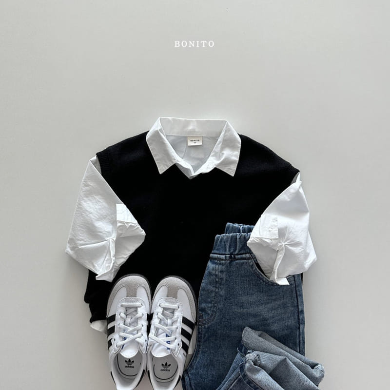 Bonito - Korean Baby Fashion - #babyootd - Embroidery Shirt - 11