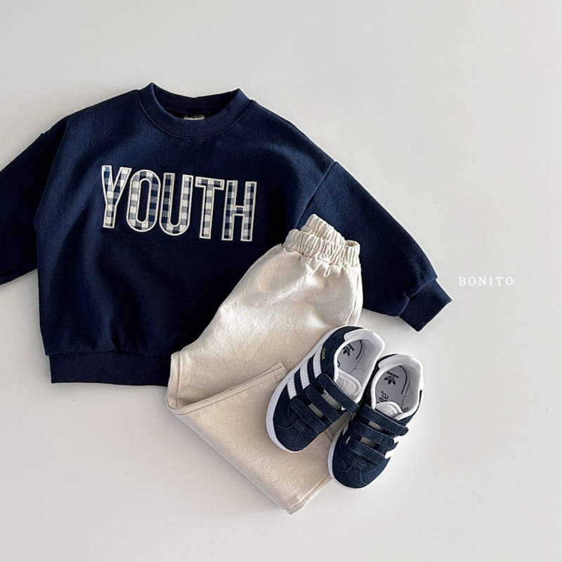 Bonito - Korean Baby Fashion - #babyootd - Youth Check Sweatshirt - 6