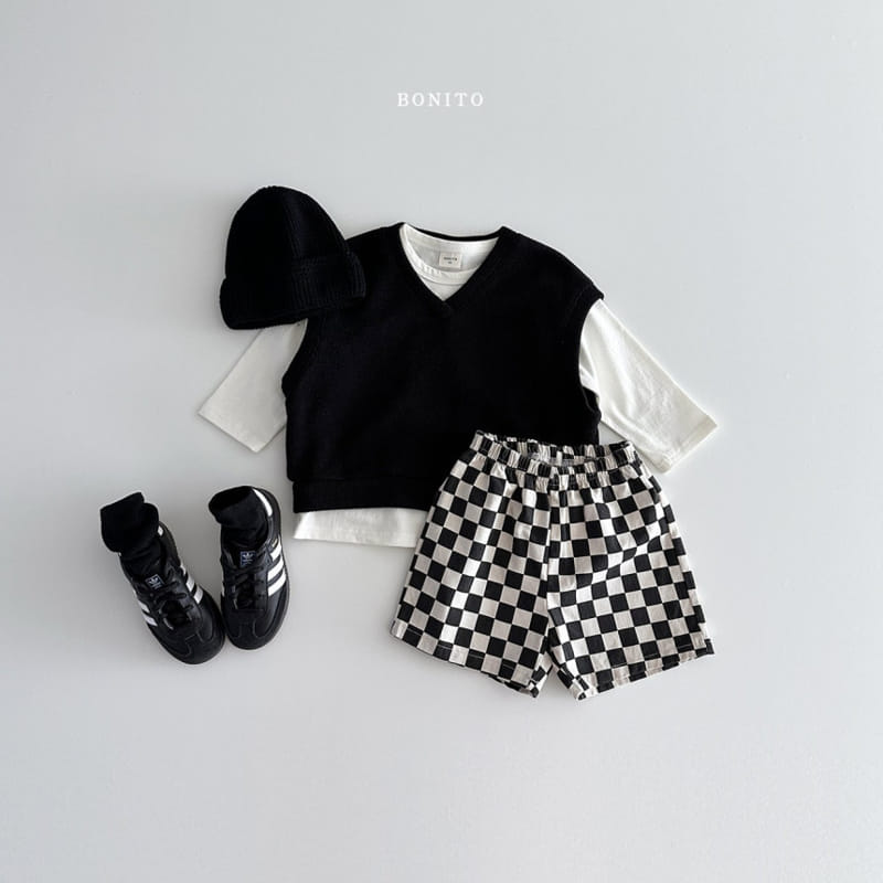 Bonito - Korean Baby Fashion - #babyootd - Knit Vest - 9