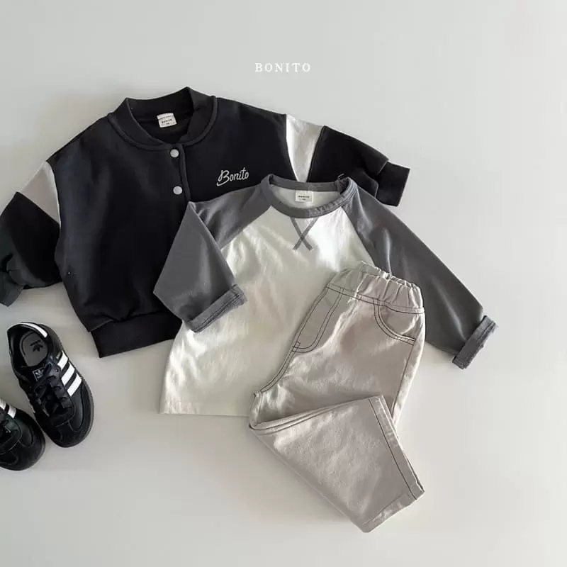 Bonito - Korean Baby Fashion - #babyootd - Terry Color Jumper - 8