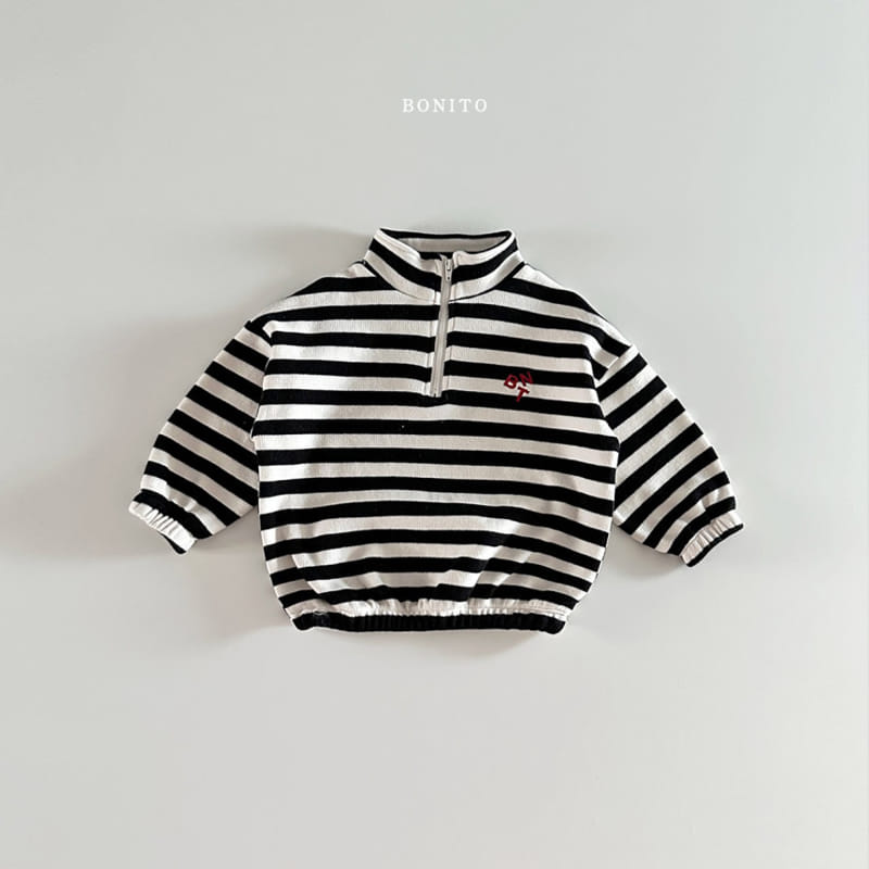 Bonito - Korean Baby Fashion - #babyootd - ST Half Zip Up - 6