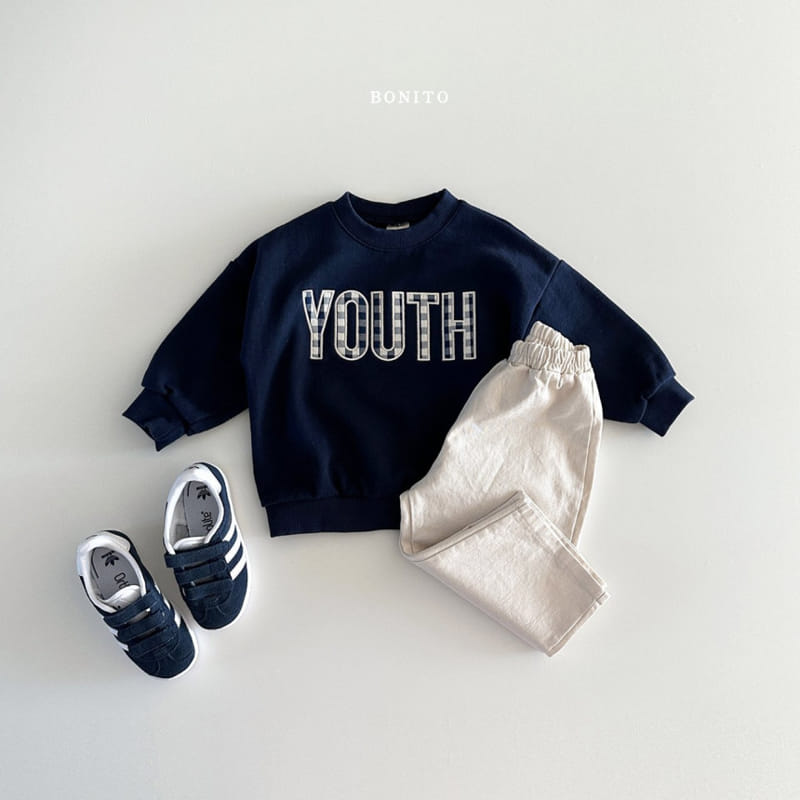Bonito - Korean Baby Fashion - #babyoutfit - Youth Check Sweatshirt - 8