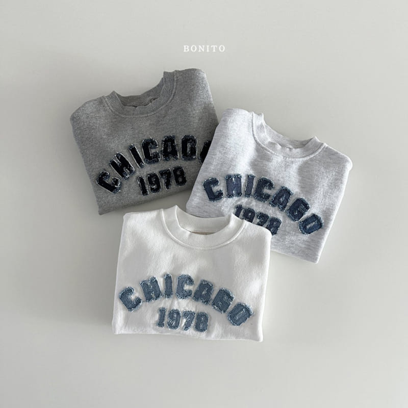 Bonito - Korean Baby Fashion - #babyoutfit - Chicago Sweatshirt
