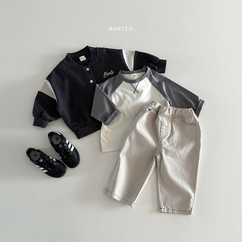Bonito - Korean Baby Fashion - #babyoutfit - Terry Color Jumper - 9