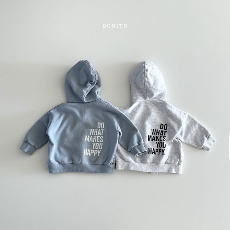 Bonito - Korean Baby Fashion - #babyoutfit - Happy Hoody Zip Up - 5