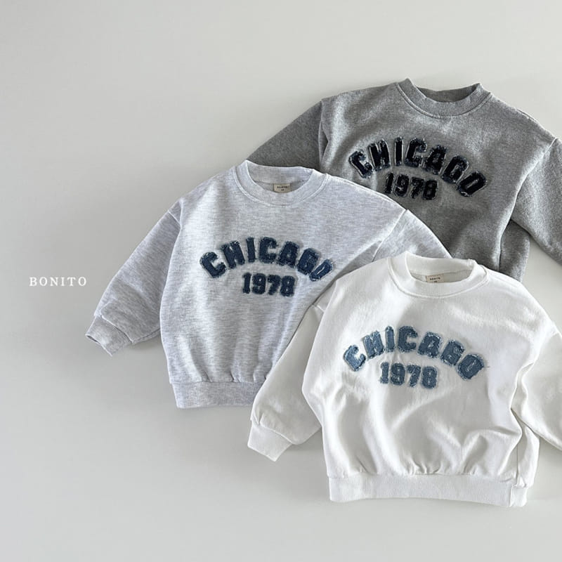 Bonito - Korean Baby Fashion - #babywear - Chicago Sweatshirt - 3