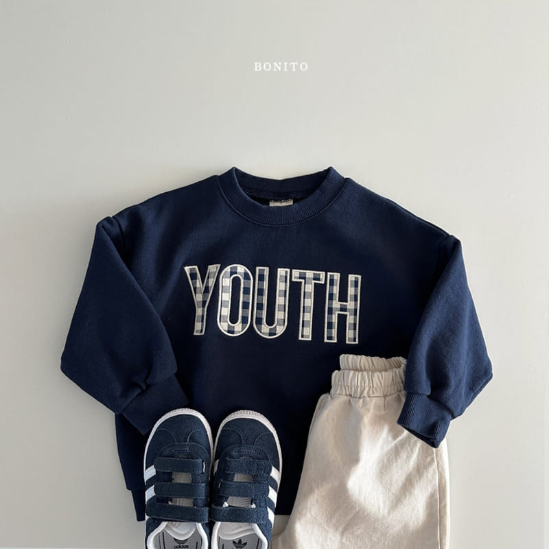 Bonito - Korean Baby Fashion - #onlinebabyboutique - Youth Check Sweatshirt - 10