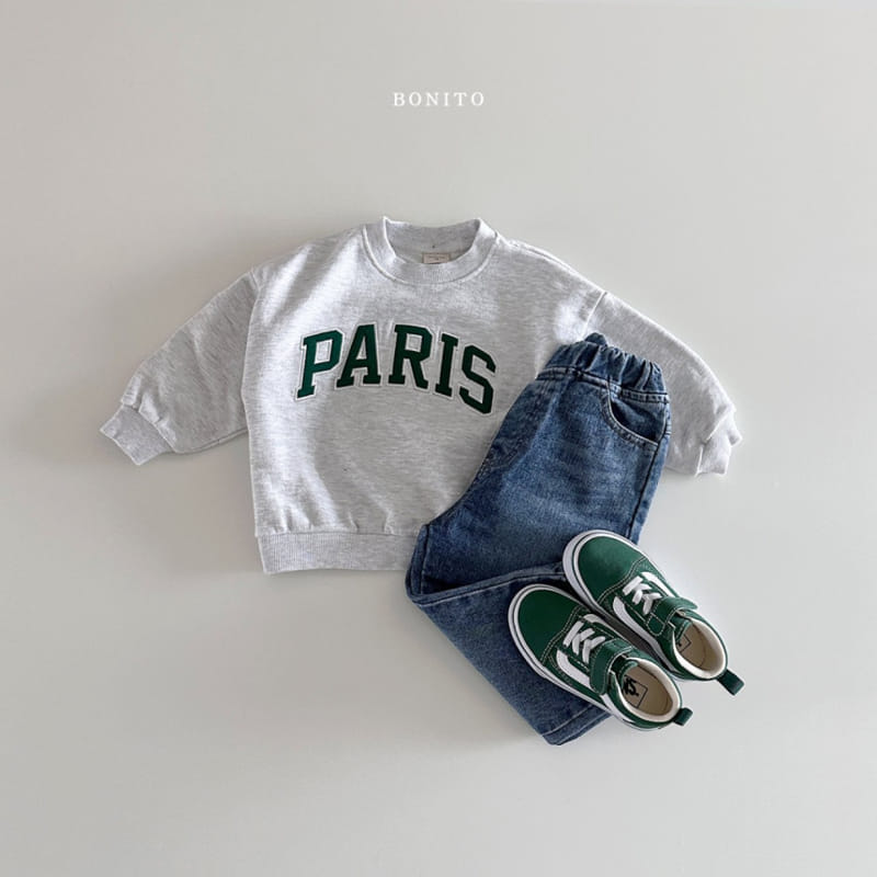 Bonito - Korean Baby Fashion - #onlinebabyboutique - Paris Sweatshirt - 9