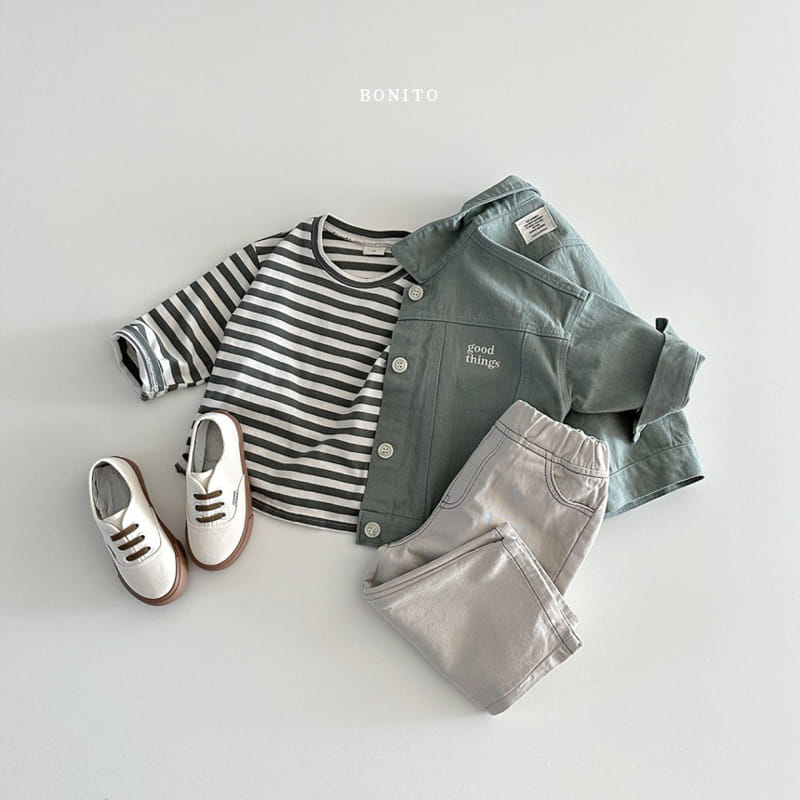 Bonito - Korean Baby Fashion - #onlinebabyshop - C Stitch Pants - 6
