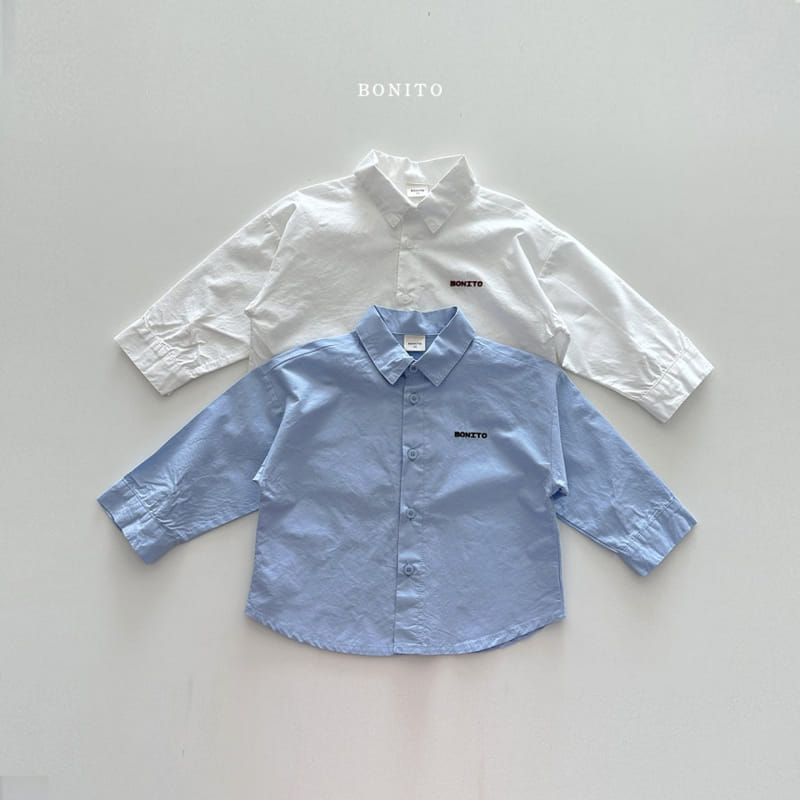 Bonito - Korean Baby Fashion - #onlinebabyshop - Embroidery Shirt