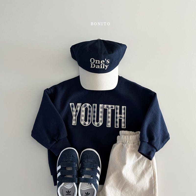 Bonito - Korean Baby Fashion - #onlinebabyshop - Youth Check Sweatshirt - 11