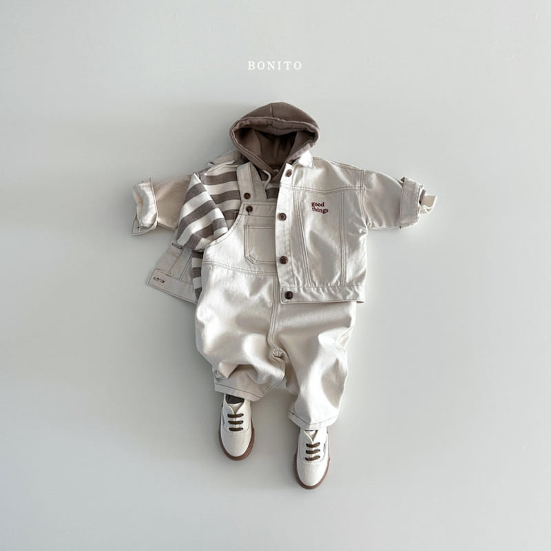 Bonito - Korean Baby Fashion - #onlinebabyshop - Denkang Color Hoody Tee - 9